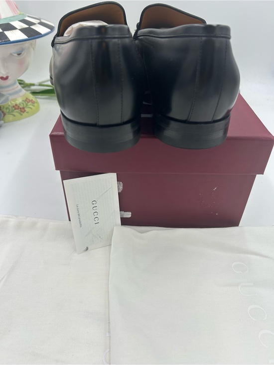 Men\'s Gucci horse bit leather loafer size 10.5 fits 11.5 US made in Italy main image 7